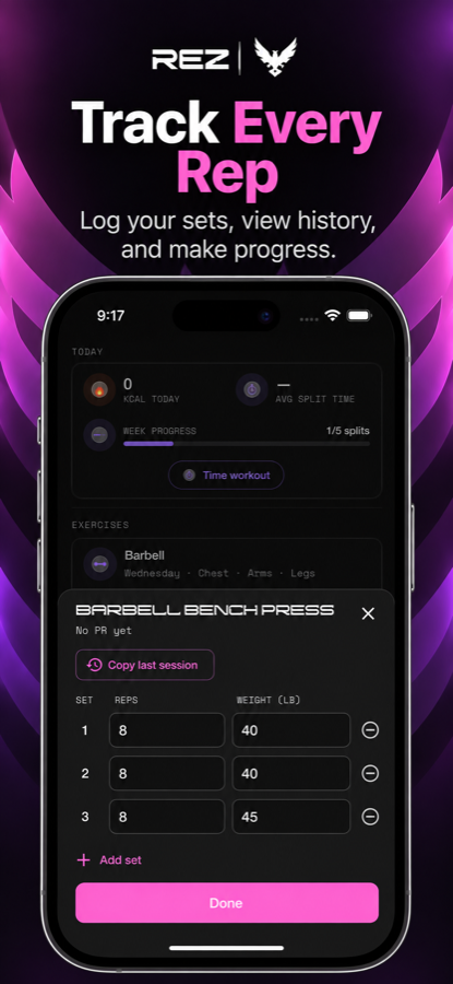 REZ set and rep logging
